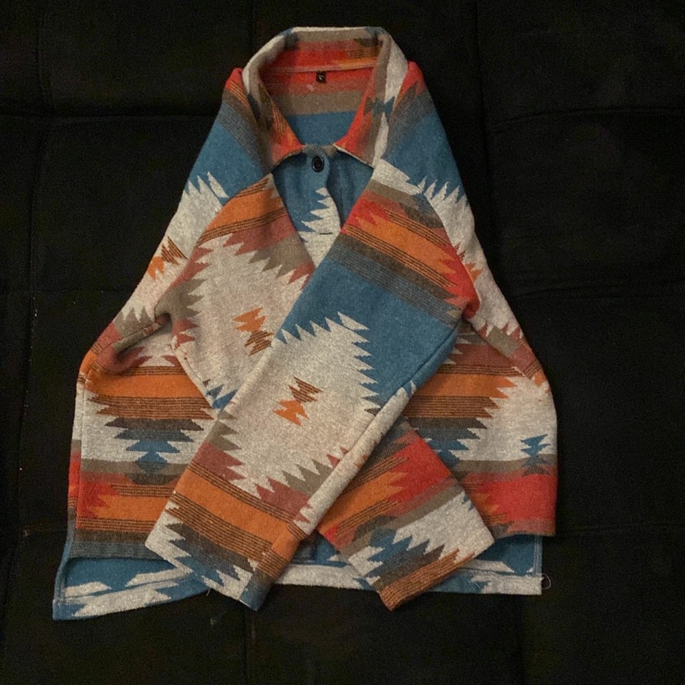 Colorful Patterned Jacket - Picture 2 of 3